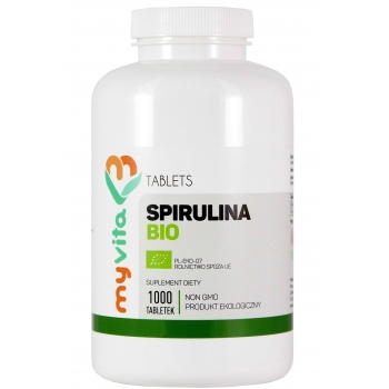 Spirulina BIO - 1000 tabletek - suplement diety